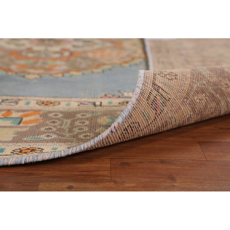 Tapis traditionnel bleu 7 x 9
