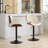 Mid Century Modern Adjustable Counter Height Black Bar Chairs-21938032-21938034