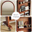 Miroir demi-cercle en bois massif