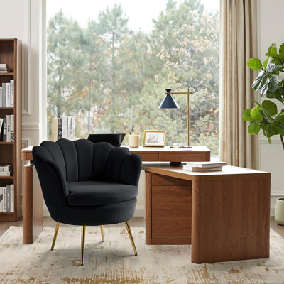 Hendrix Velvet Accent Chair