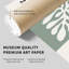 «Abstract Matisse», reproduction d'art moderne sans cadre, vert sauge