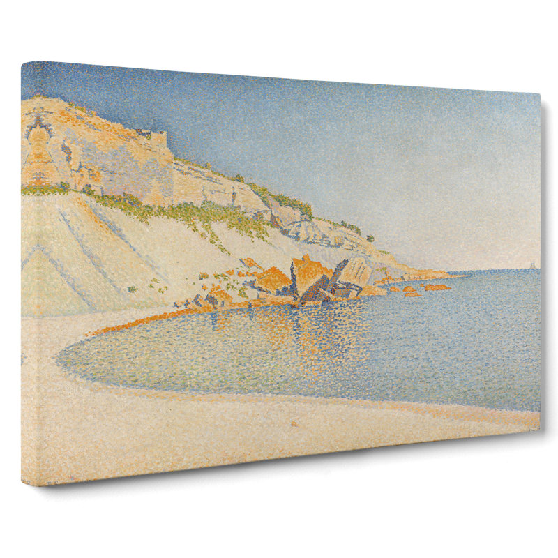 Cassis Cap Lombard Opus by Paul Signac - Wrapped Canvas, 35cm H x 50cm W x 3cm D