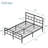 Isidra Metal Bed Frame 14 inch with Headboard and Footboard-215428905