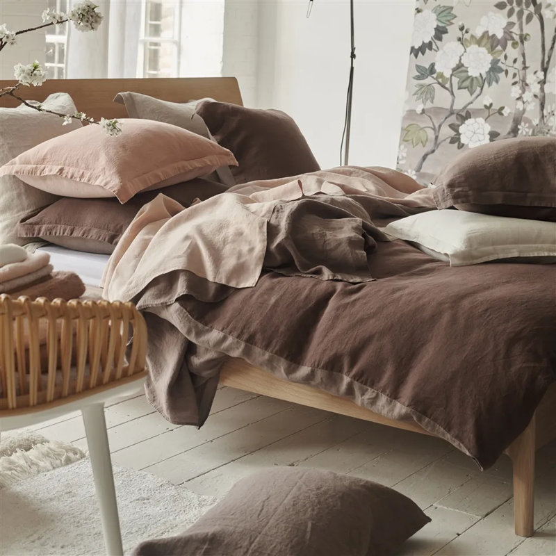 Biella Linen Fitted Sheets, Ivory, Queen Fitted Sheet