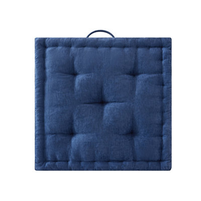 Azza Poly Chenille Square Floor Pillow Cushion