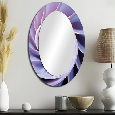 Miroir mural lavande Sea Sheel Infinity Sprial - Coastal