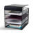 Onyx Mesh Solid Top Horizontal Hanging Paper Tray