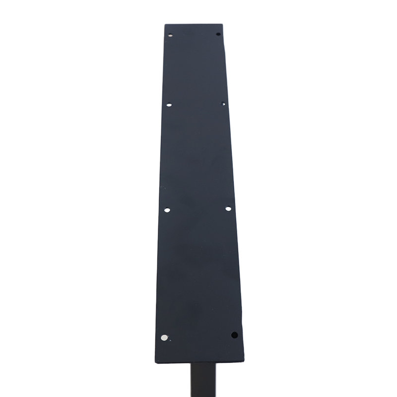Pieds de table en fer forgé moderne Curtsinger, H 28 po x l 5,7 po x P 5,5 po