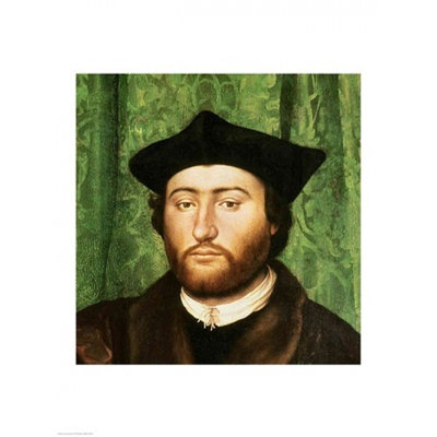 «The Ambadorors 1533», reproduction d'affiche détaillée par Hans Holbein (24 x 36)