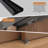 JUBEST Bypass Sliding Door Hardware, Bypass Wardrobe Closet Door Hardware Set (Door Not Included)-96910615