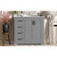 Meuble-lavabo en bois massif de style moderne avec lavabo en céramique pour un décor élégant