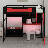 Wood Loft Bed With Desk-1401932520