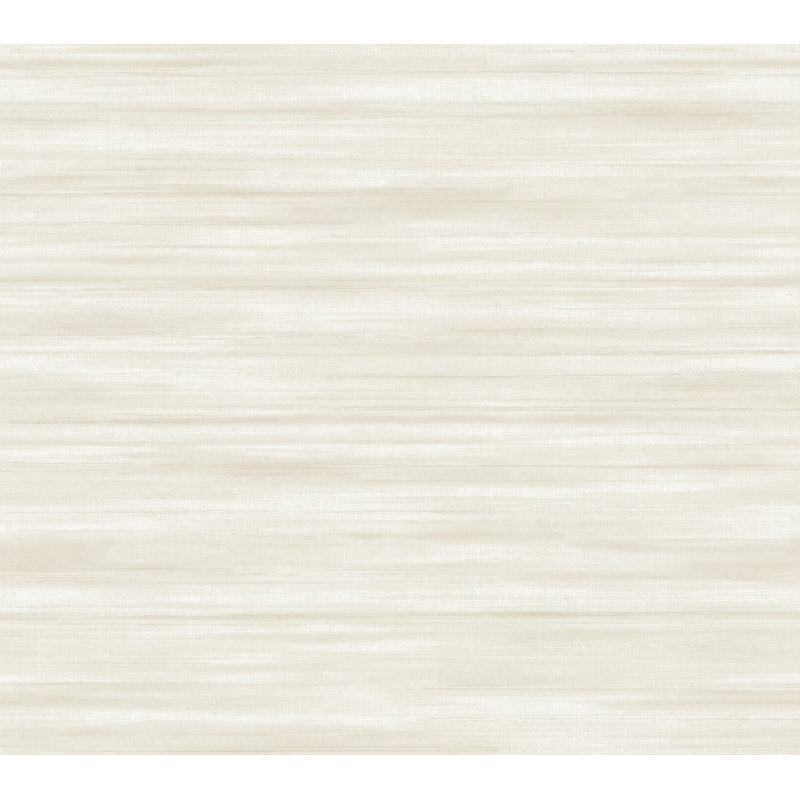 Brushed Linen Abstract Wallpaper Double Roll, White