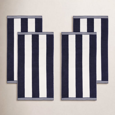 Calheta Cotton Oversized Cabana Stripe Beach Towels