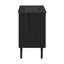 Meuble-lavabo autoportant 24 po en chêne noir avec comptoir central à 3 trous Bron-1297304509-1297304480-1297304481