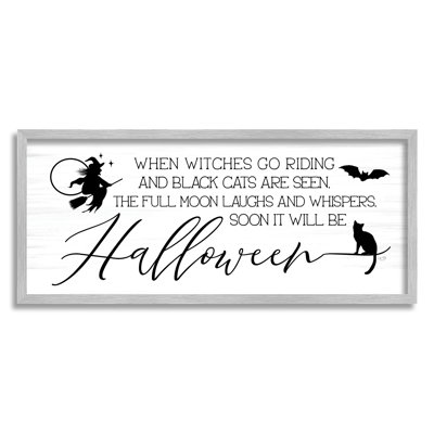 " Halloween Season Phrase " Graphic Art Print