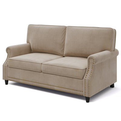 Devente Fabric 64.51'' Reception Loveseat