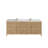 84'' Double Bathroom Vanity with Quartz Top-89872326
