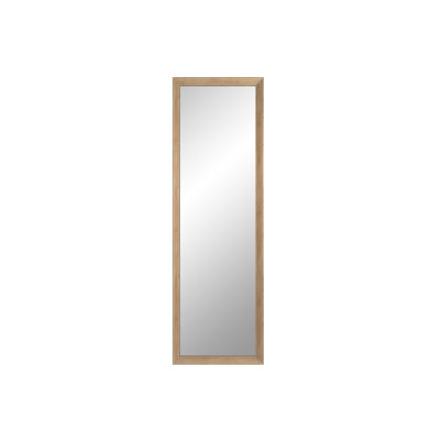 Jarel Wood Flat Wall Mirror