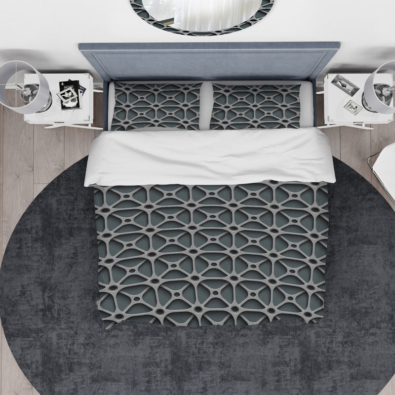 Ensemble de housse de couette designart technology, Housse de couette très grand + 2 taies décoratives