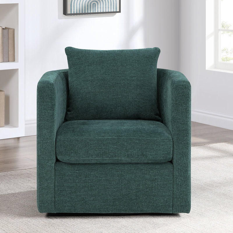 Fauteuil demi-tonneau Sutton, Paon