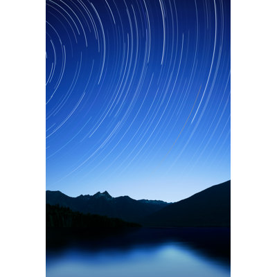 Twilight Mountains by Sharply_done - Wrapped Canvas Print