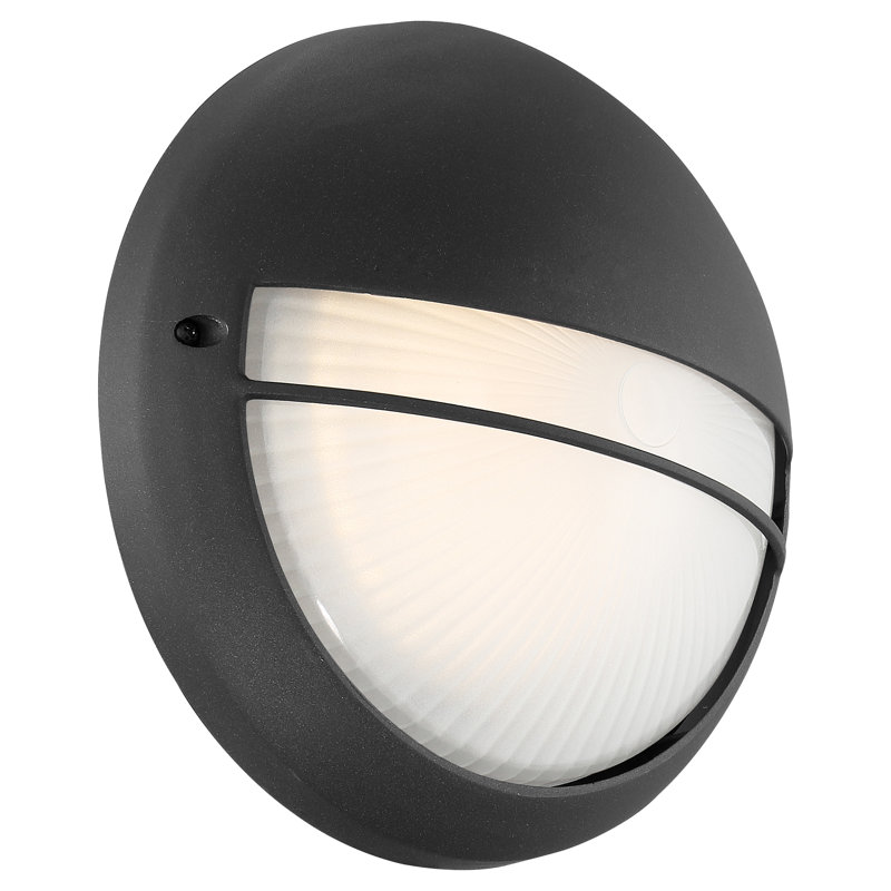 Clifton 1 - Bulb Outdoor Bulkhead Light, Black