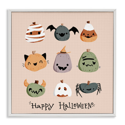 Jolie citrouille d'Halloween, giclée, par Sarah Hickman