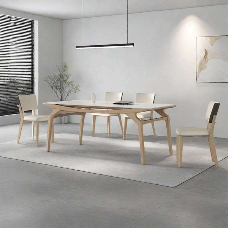 Ensemble de table de salle à manger durable, H 29,52 po x L 78,74 po x l 35,43 po
