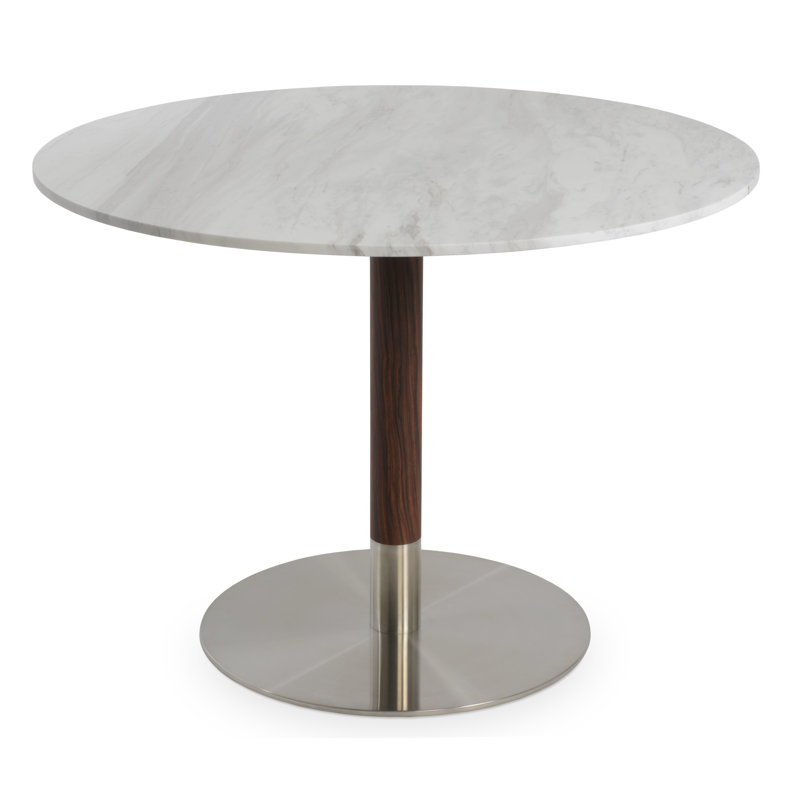 Tango Pedestal Dining Table, 30" H x 40" L x 40" W