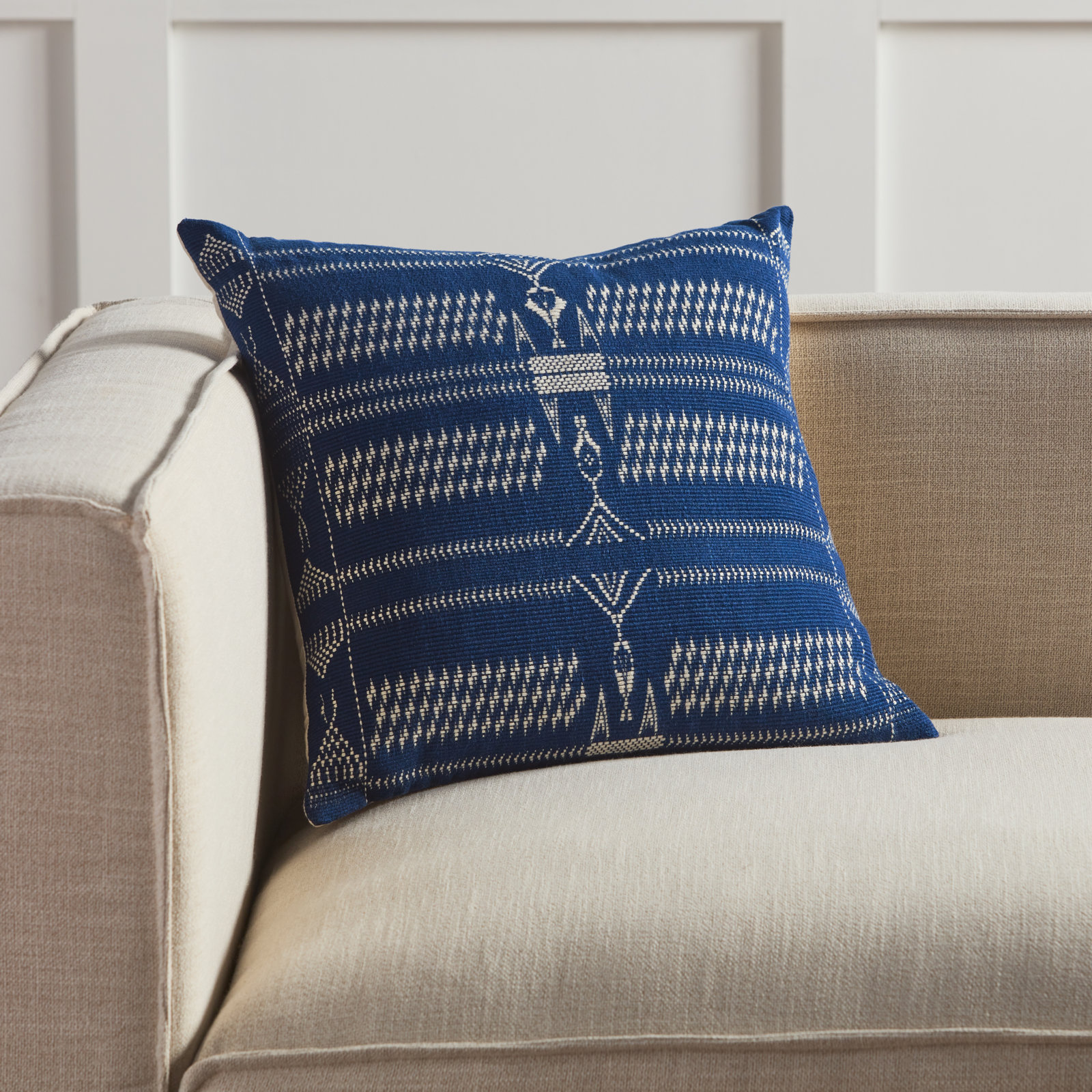 Tahlia Geometric Cotton Pillow Cover, Pillow Cover Only - No Insert