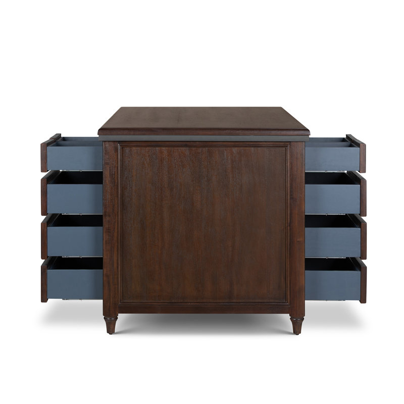 Studio Partners Desk, Whitewash, Truffle