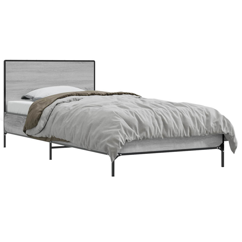 Bed, Grey Sonoma