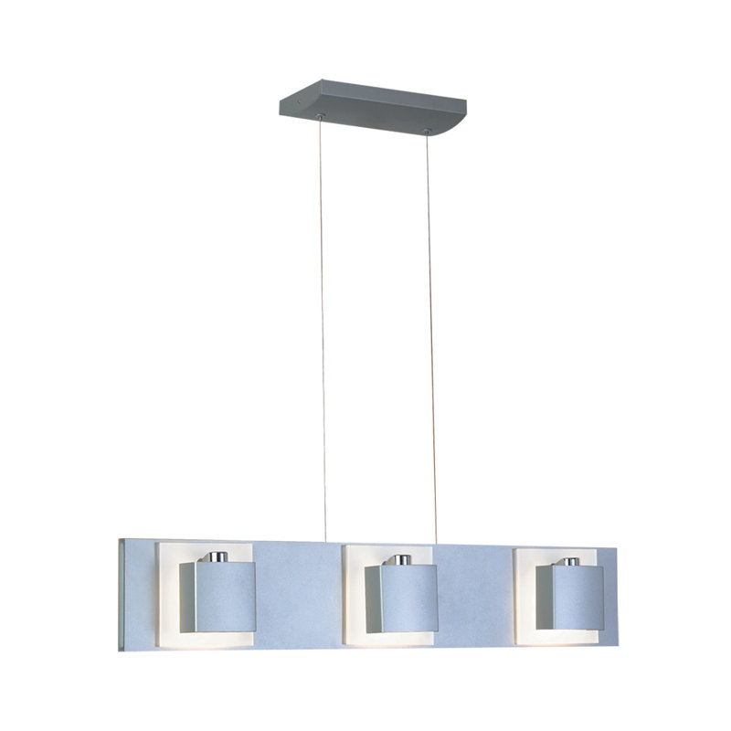 6 - Light Silver Kitchen Island Pendant