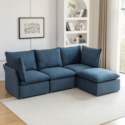 Canapé modulaire avec repose-pieds Hepworth Dejohn
