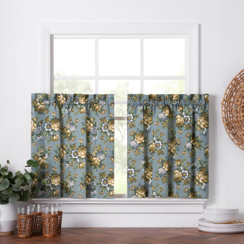 Eleisha Tailored Tier, 56" W x 36" L, Wedgewood