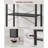 5 Tier Bookshelf in Industrial Style with Sturdy Steel Frame, Fit for Diverse Spaces-545652583