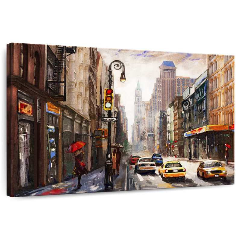 Sireci New York Street, 32" H x 48" W