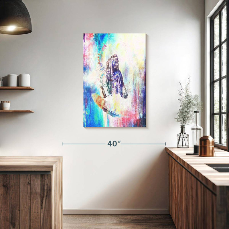 Lelar American Indian, 36" H x 24" W