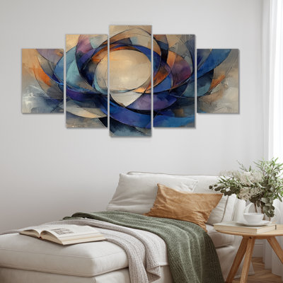 Kingstowne - Wreath Wall Art - Traditional Wall Art Decor 5 Piece
