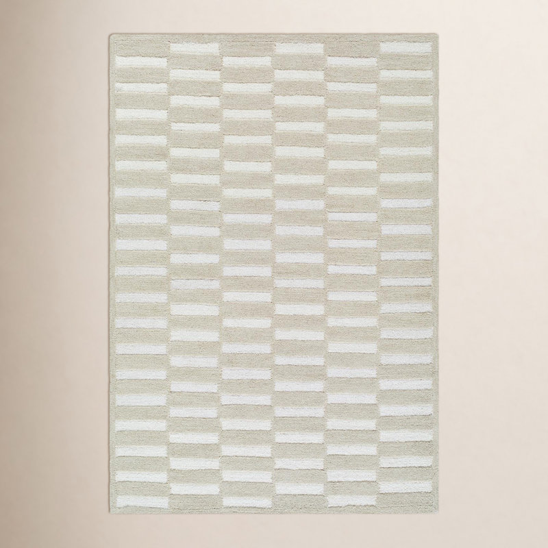Wright Handmade Rug, Rectangle 5' x 7'6"
