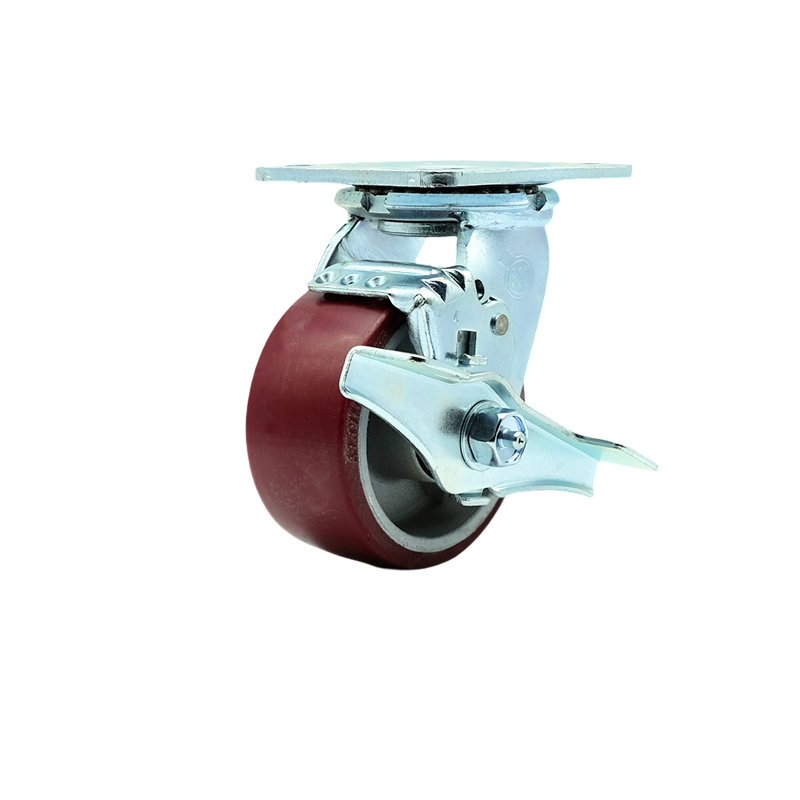 Poly on Aluminum Caster