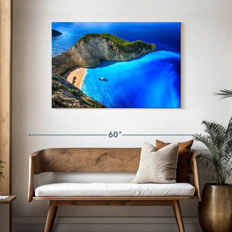 Gillard Navagio Beach, Grèce, H 30 po x l 45 po