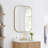 Trielle Rectangular Aluminum Framed Modern Bathroom Wall Mirror-149312858-149312852