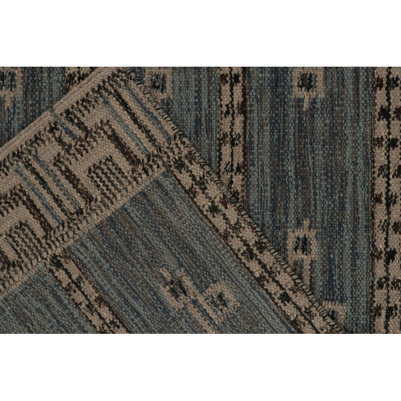 Scandinavian Wool Geometric Area Rug, Rectangle 12' x 16'