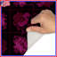Pink Floral Tile Pattern Bath Mat-59081892