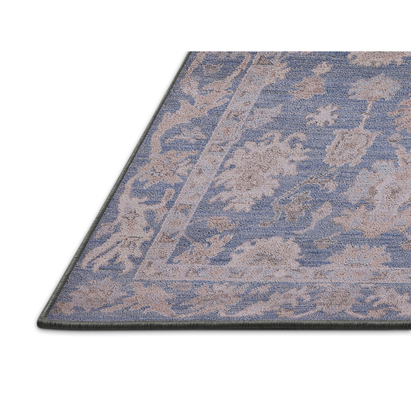 Tapis oriental bleu Chaput, Rectangle 5 pi x 7 pi