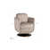 Fauteuil pivotant en polyester de 28 pouces de largeur Turner
