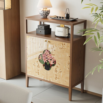 Buffet rétro de style chinois minimaliste