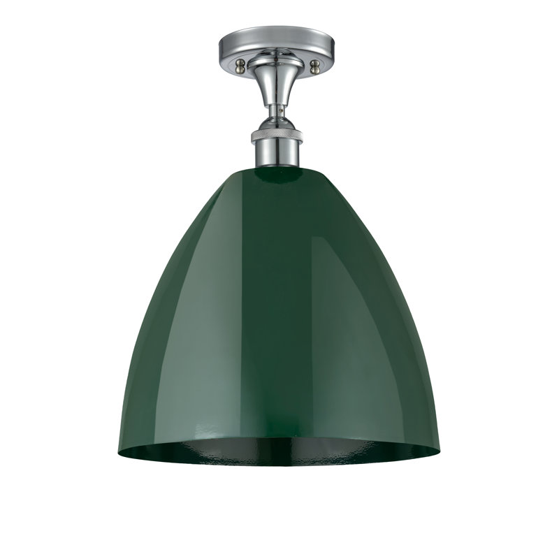 Semi encastrement, Vert, Chrome poli